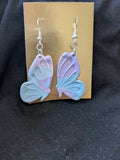 Blue, purple and pink with sparkle butterflies