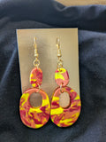 Red, orange and yellow ovals