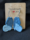 Blues sparkly butterflies