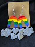 Rainbows and opalescent hearts and clouds